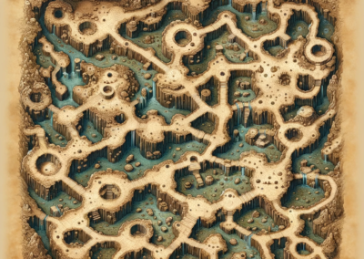 Mappa dungeon grotta 2