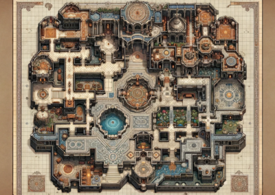 Mappa dungeon palazzo 1