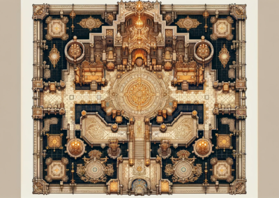 Mappa dungeon palazzo stanza boss 2