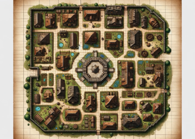 Mappa dungeon villaggio 1