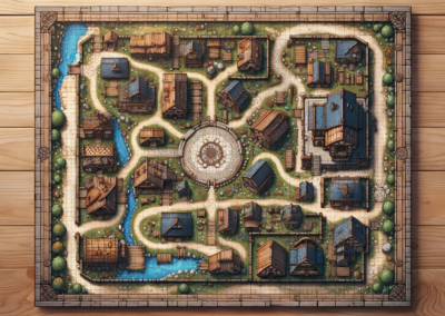 Mappa dungeon villaggio 3