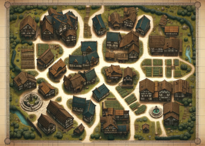 Mappa dungeon villaggio 4