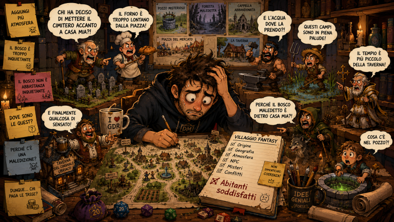 Come creare un villaggio fantasy credibile