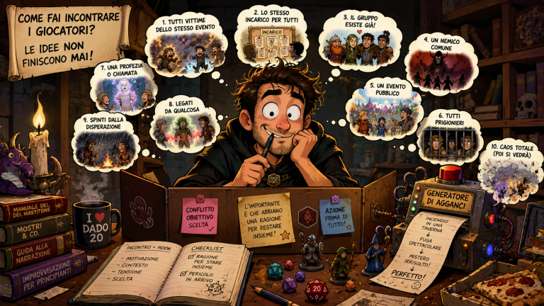 Il Dungeon Master in azione